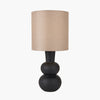 Sano Curved Bottle Ceramic - Table Lamp - White or Black - Distinctly Living