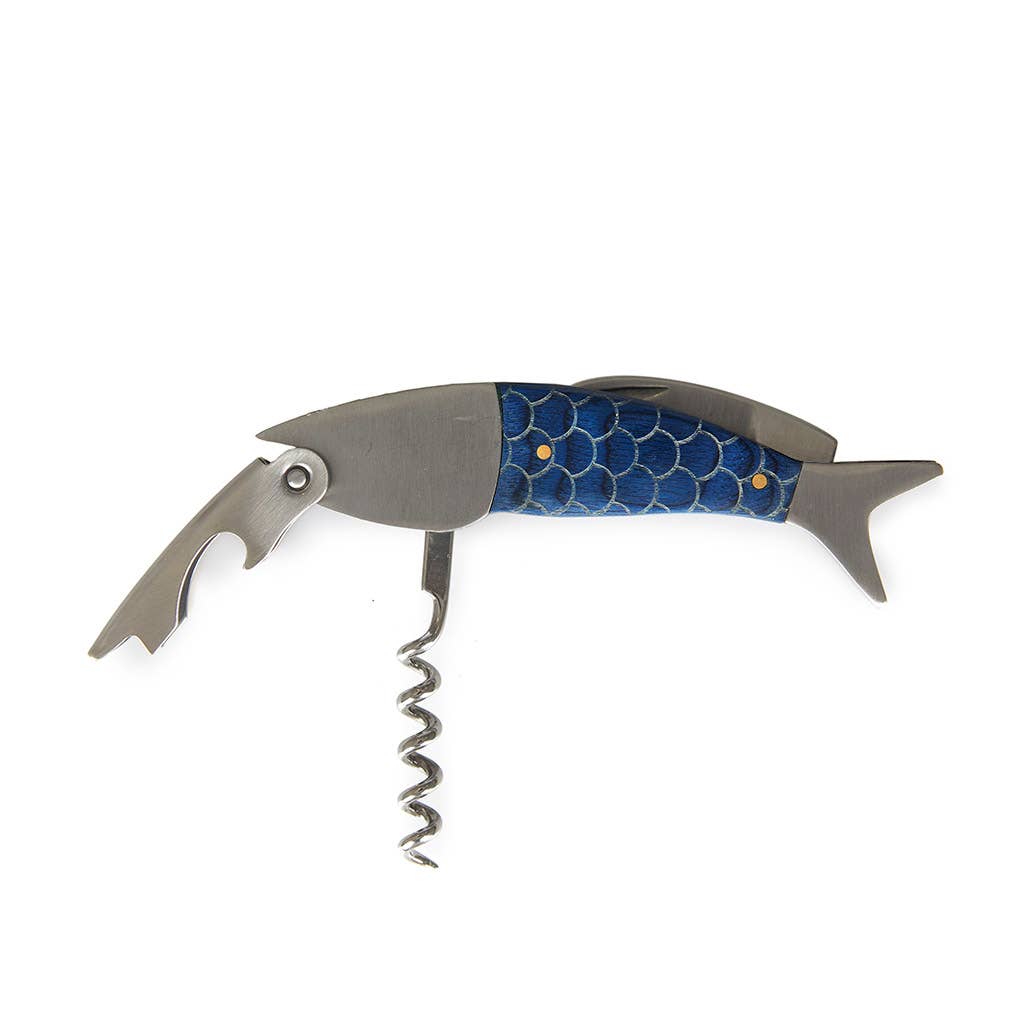 Sardine Can With Bottle and Cork Opener - Distinctly Living