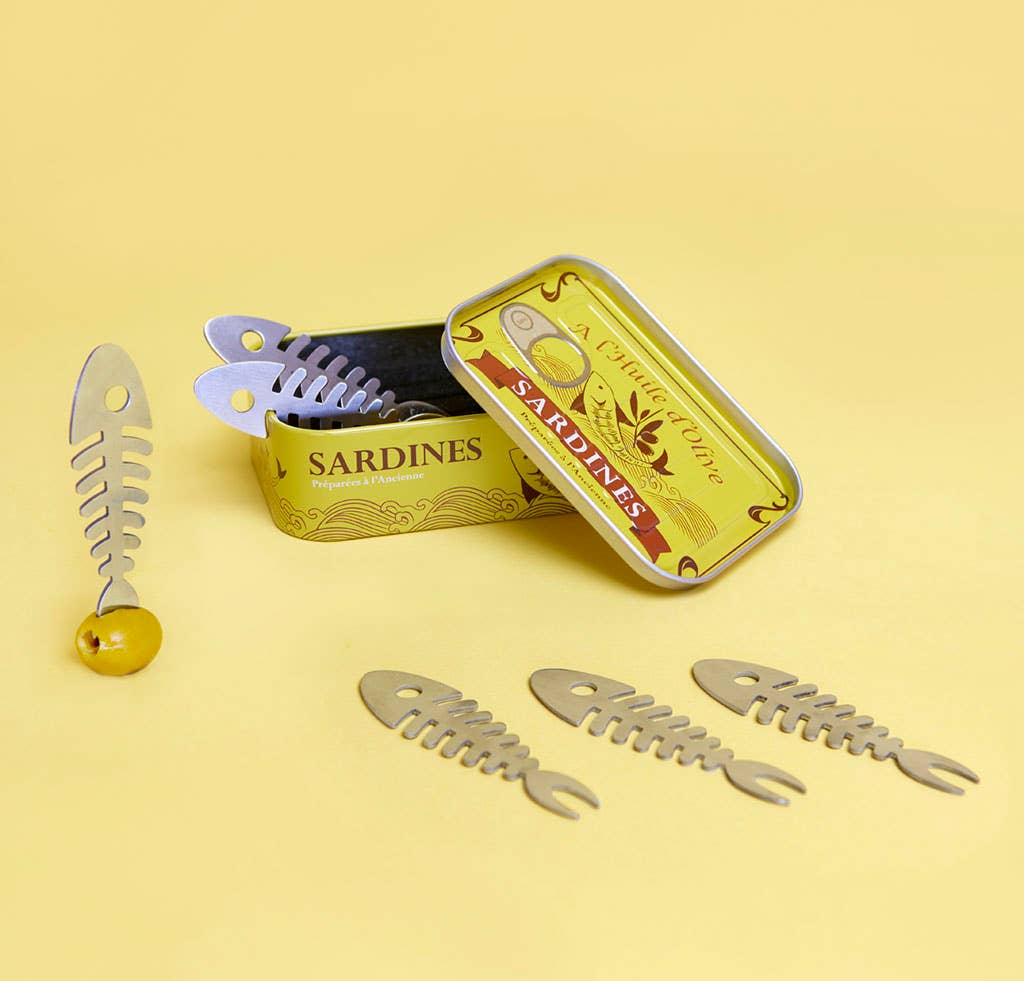 Sardine - Cocktail Pics - Picnic Forks - Distinctly Living