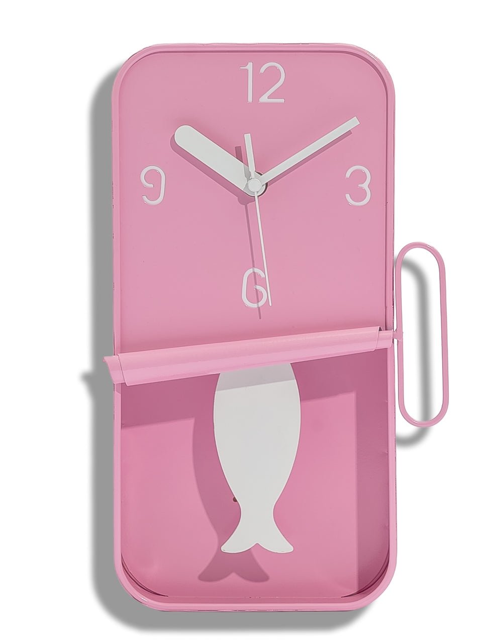 Sardine Tin Clock -Choice of Colours -Swinging Pendulum - Distinctly Living