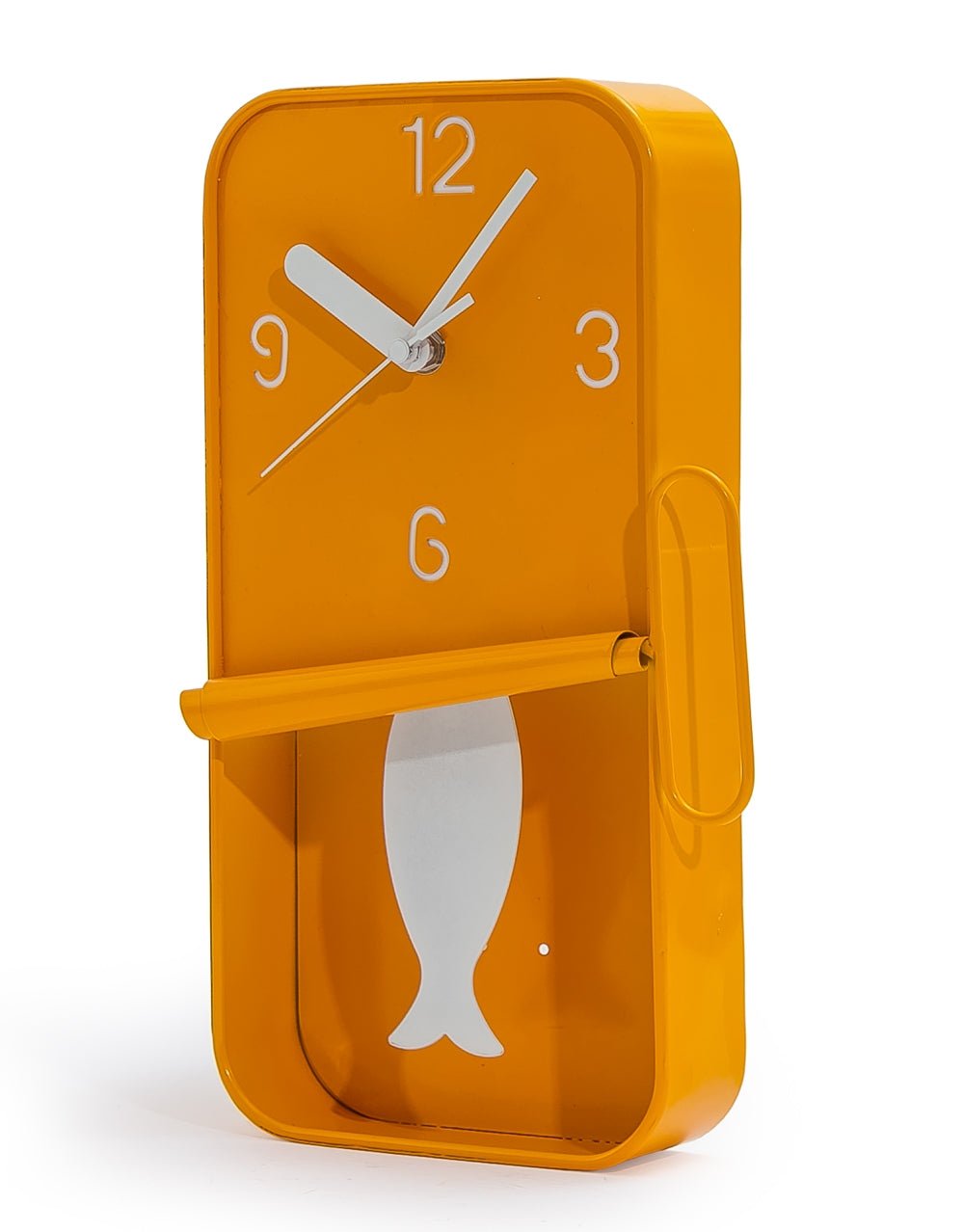 Sardine Tin Clock -Choice of Colours -Swinging Pendulum - Distinctly Living