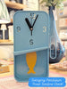 Sardine Tin Clock - Choice of Colours - Swinging Pendulum - Distinctly Living
