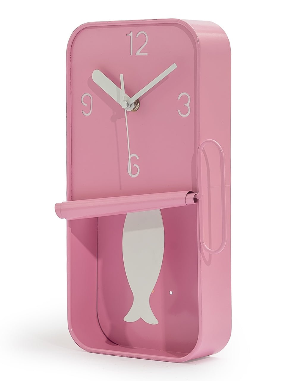 Sardine Tin Clock -Choice of Colours -Swinging Pendulum - Distinctly Living