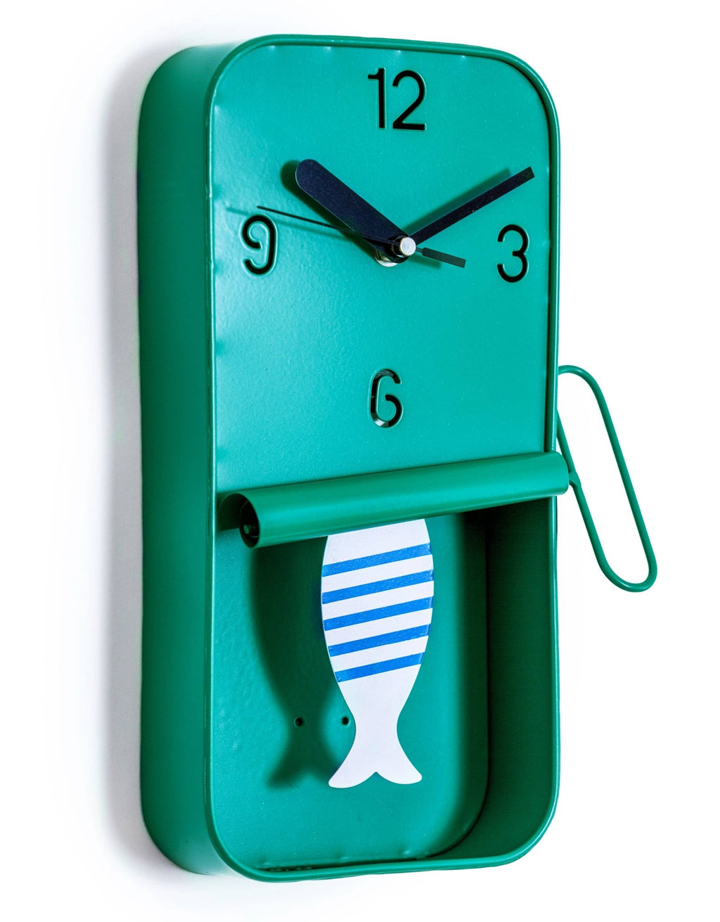 Sardine Tin Clock - Green - Distinctly Living