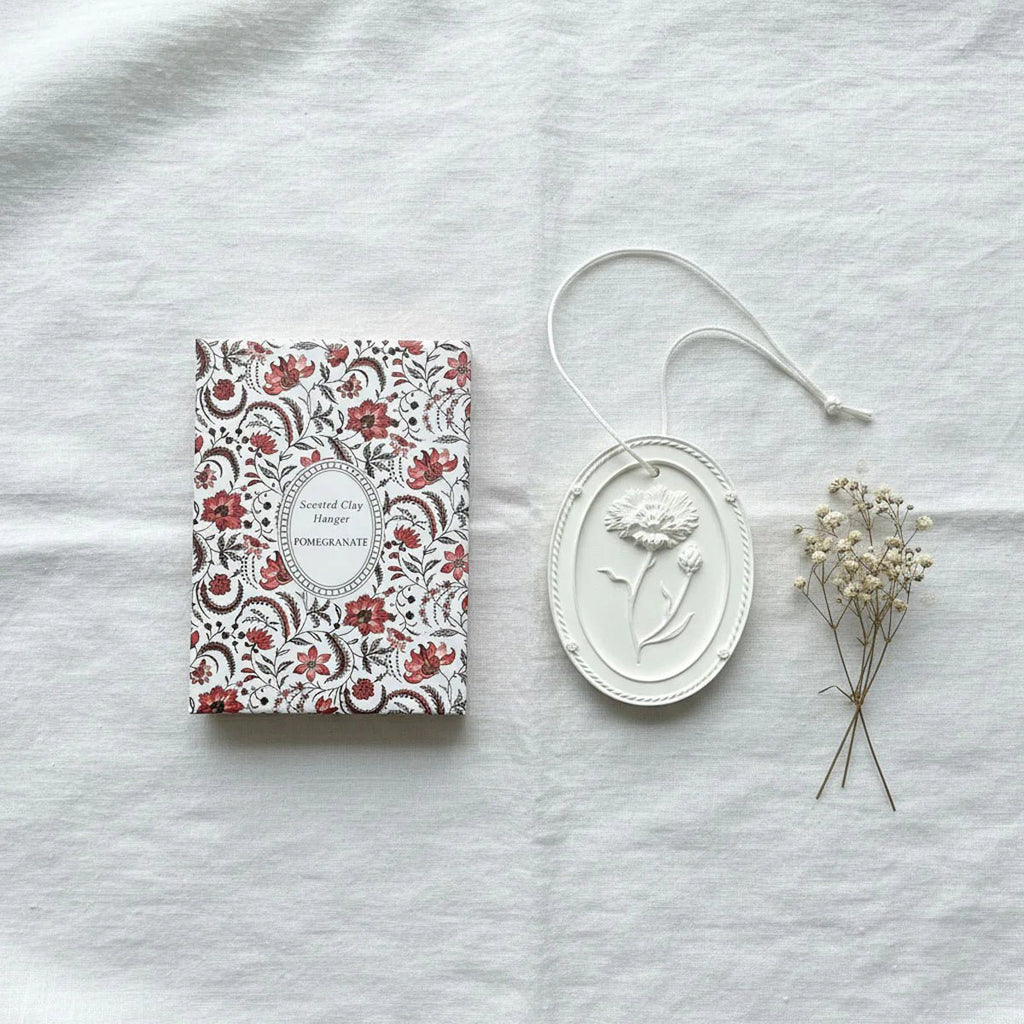 Scented Clay Diffuser - Pomegranate or Orange & Bay - Distinctly Living