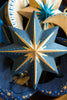 Screen Printed Blue Star Decoration - Distinctly Living
