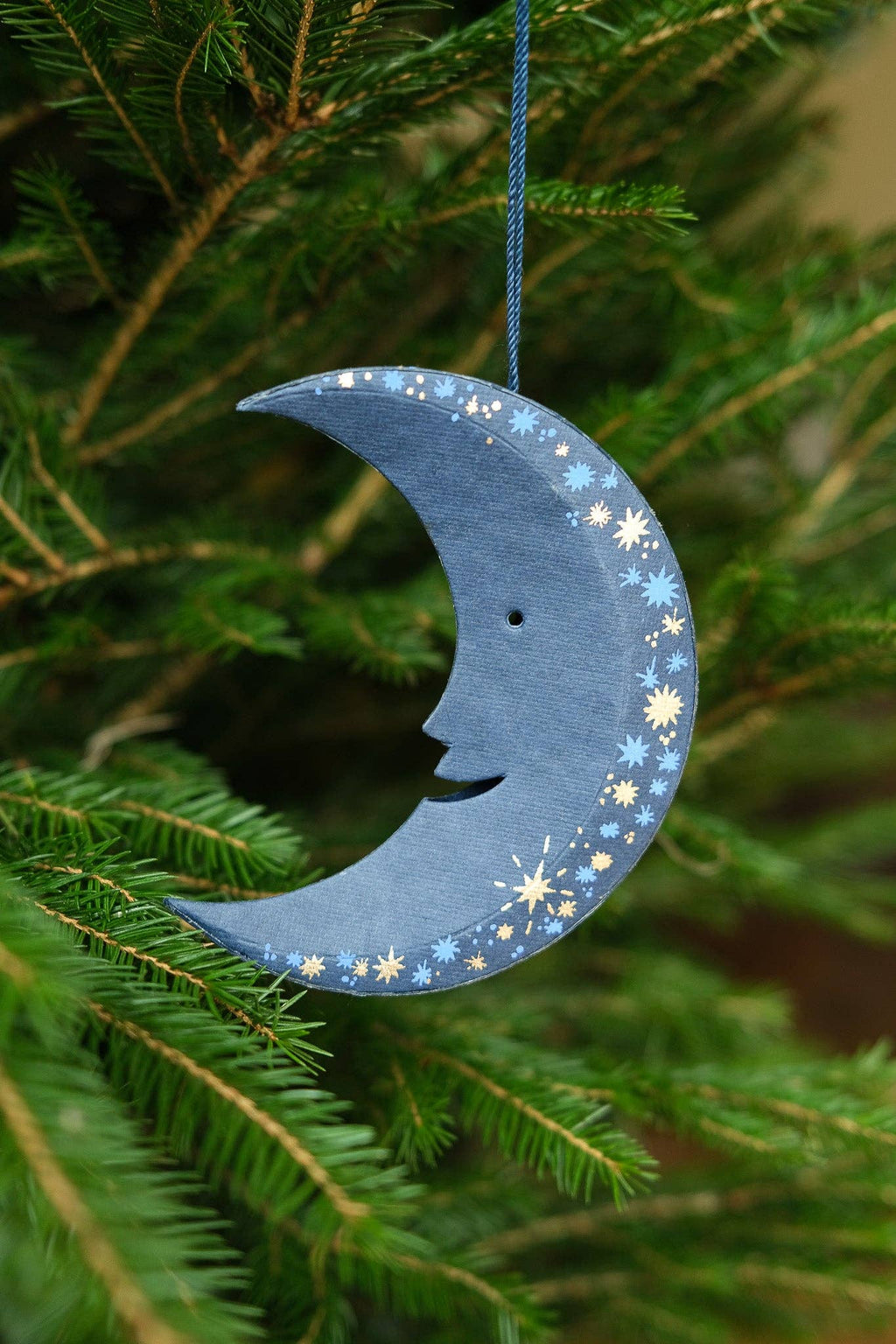 Screen Printed Moon Decoration - Distinctly Living
