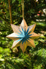 Screen Printed Small Star Decoration - Distinctly Living