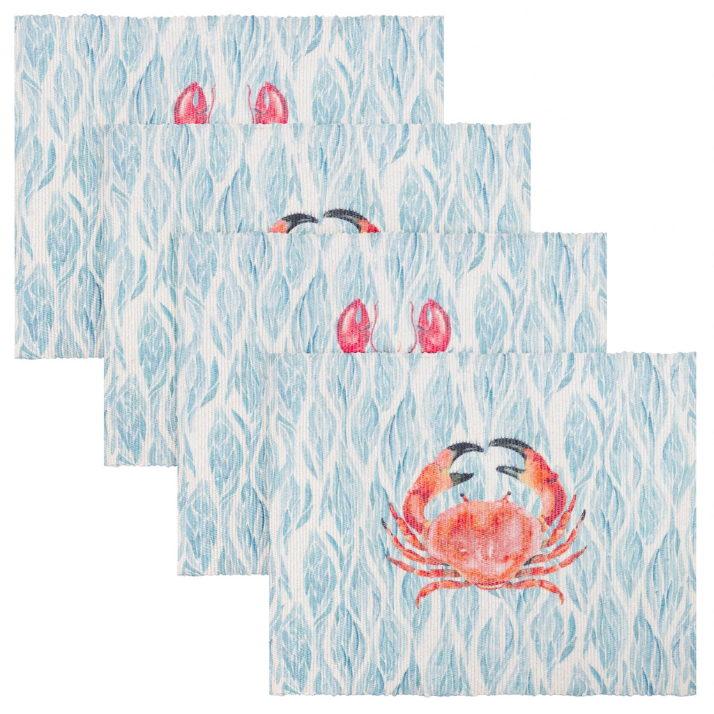 Sea Life Set of 4 Indoor or Outdoor Placemats - Distinctly Living