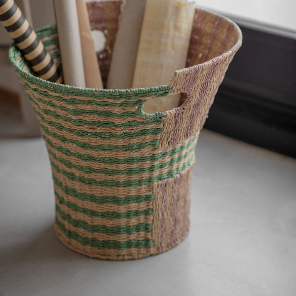 Seagrass Wastepaper Basket - Distinctly Living