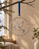 Seren Silver Dove Hanging Decoration - Distinctly Living