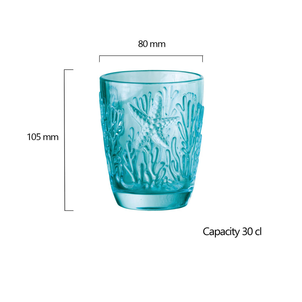 Set of 4 Ocean Life Tumblers - Distinctly Living