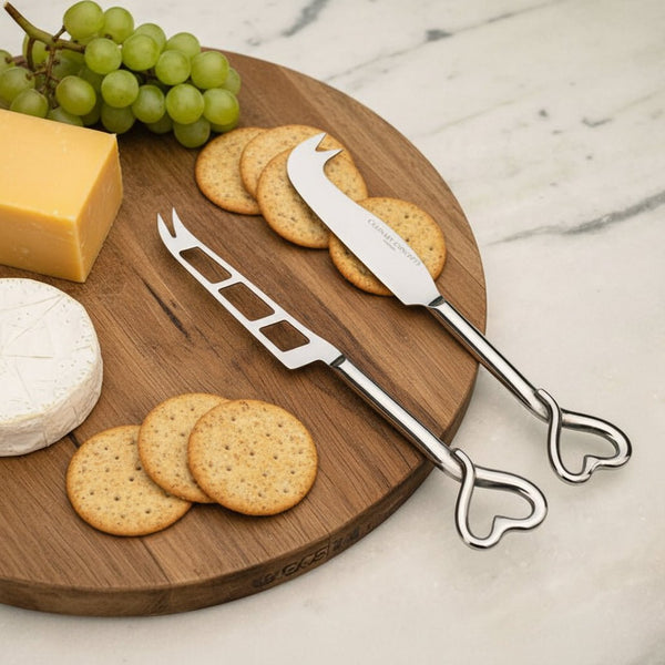 Set of Heart Cheese Knives - Distinctly Living