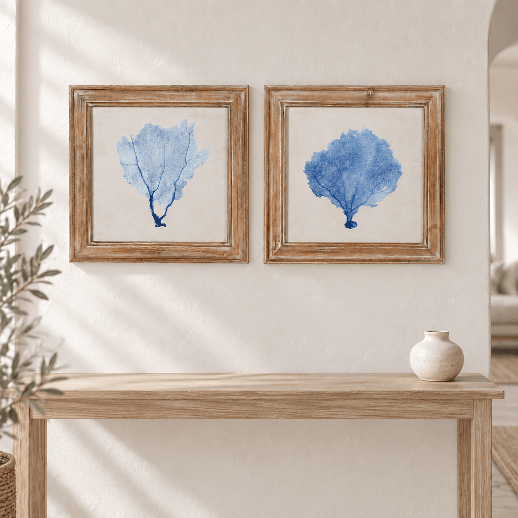 Set of Two Coral Art Prints - Distinctly Living
