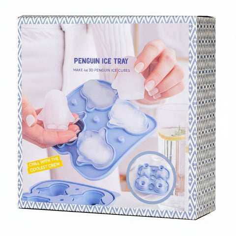 Silicone 3D Penguin Ice Cube Tray - Distinctly Living