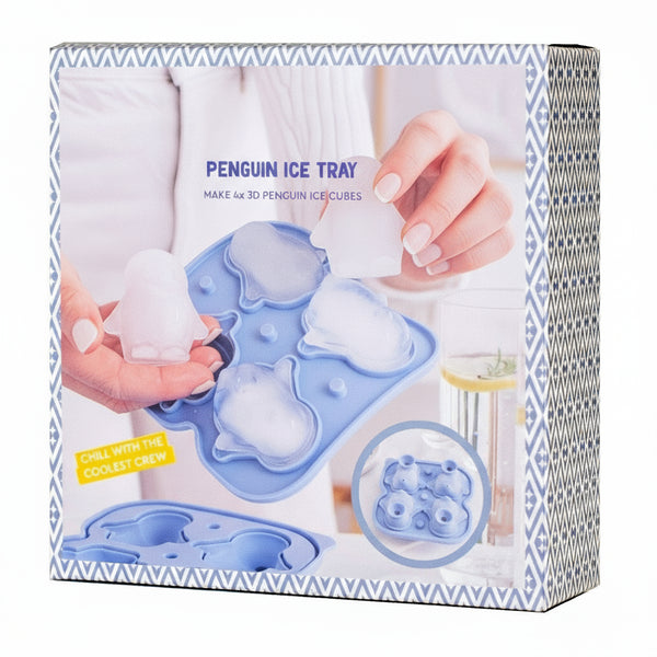 Silicone 3D Penguin Ice Cube Tray - Distinctly Living