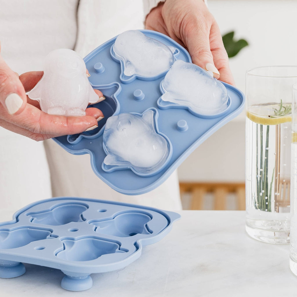 Silicone 3D Penguin Ice Cube Tray - Distinctly Living