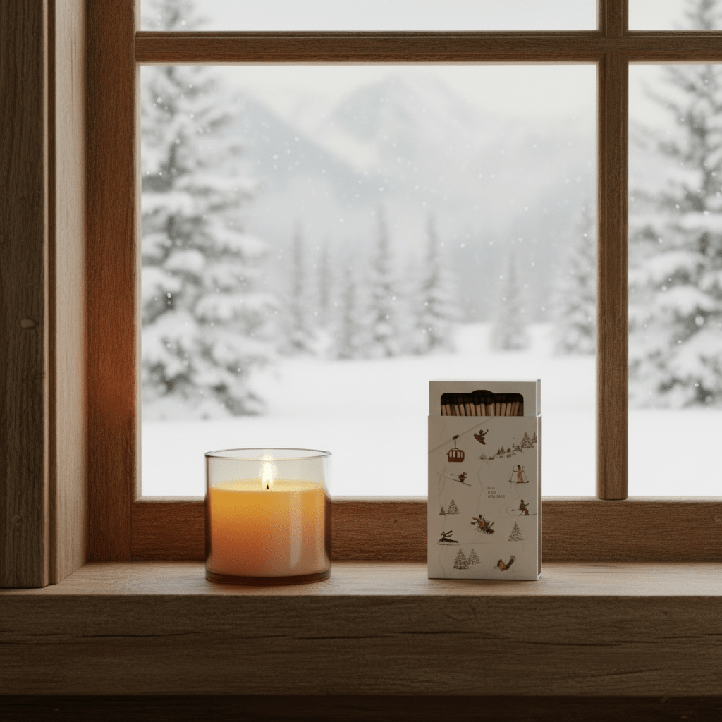 Skiing Large Matches - Distinctly Living