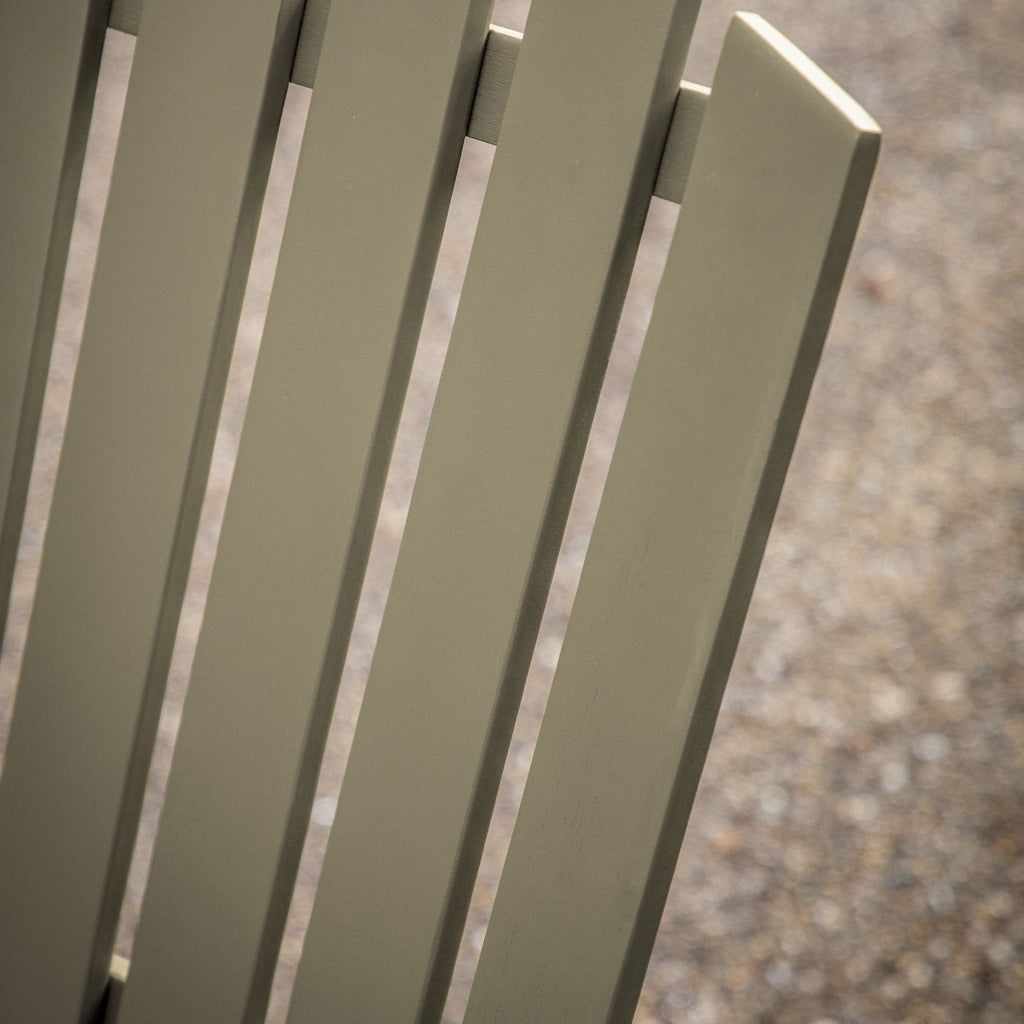 Slatted Garden Chair - Rust, Lead or Taupe - Distinctly Living