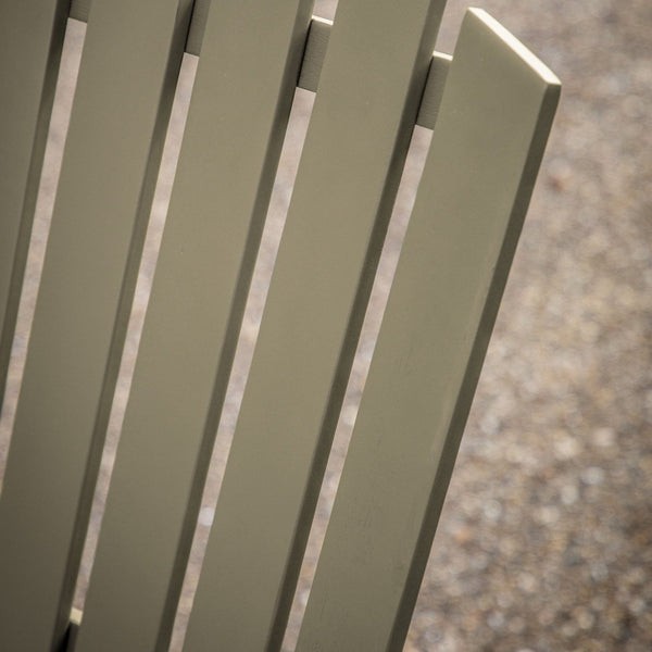 Slatted Garden Chair - Rust, Lead or Taupe - Distinctly Living