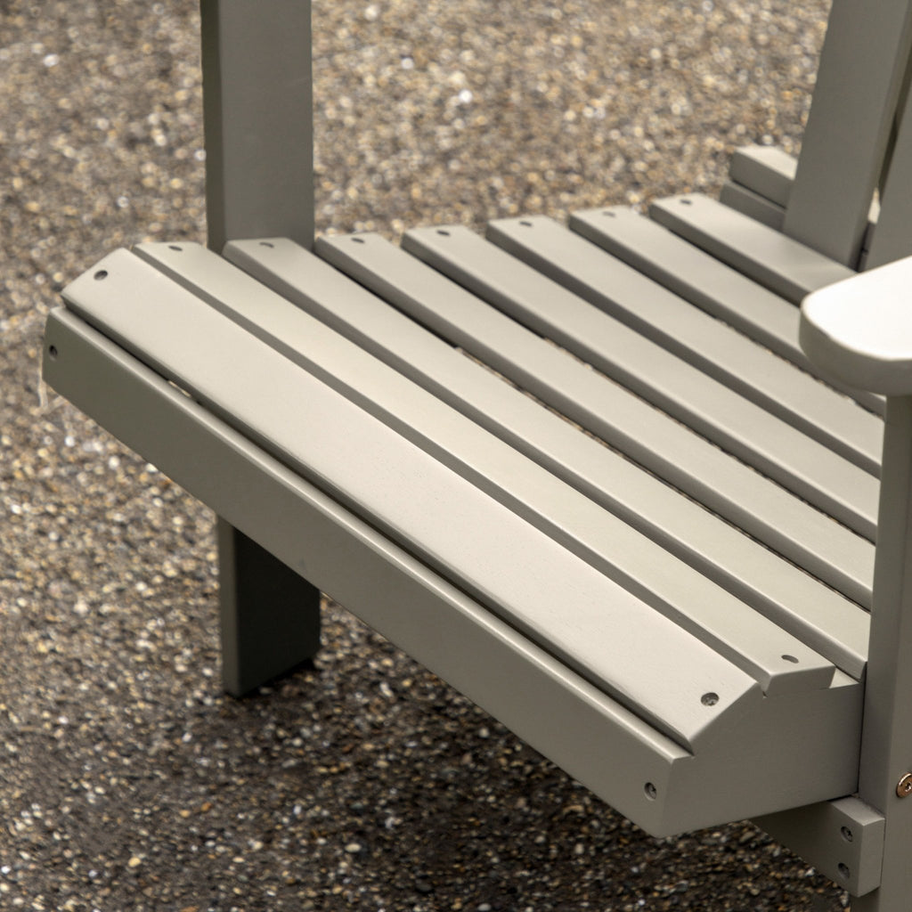 Slatted Garden Chair - Rust, Lead or Taupe - Distinctly Living