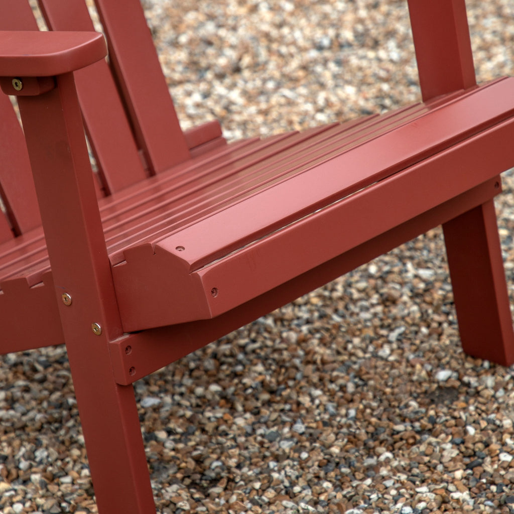 Slatted Garden Chair - Rust, Lead or Taupe - Distinctly Living
