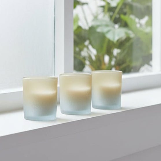 Small Faded Bronze Glass Votive - Distinctly Living