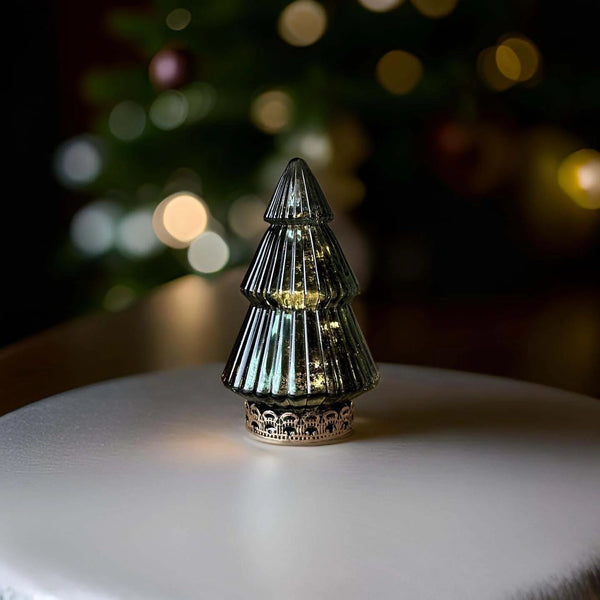 Small Green Christmas Tree with LED Lights - Distinctly Living