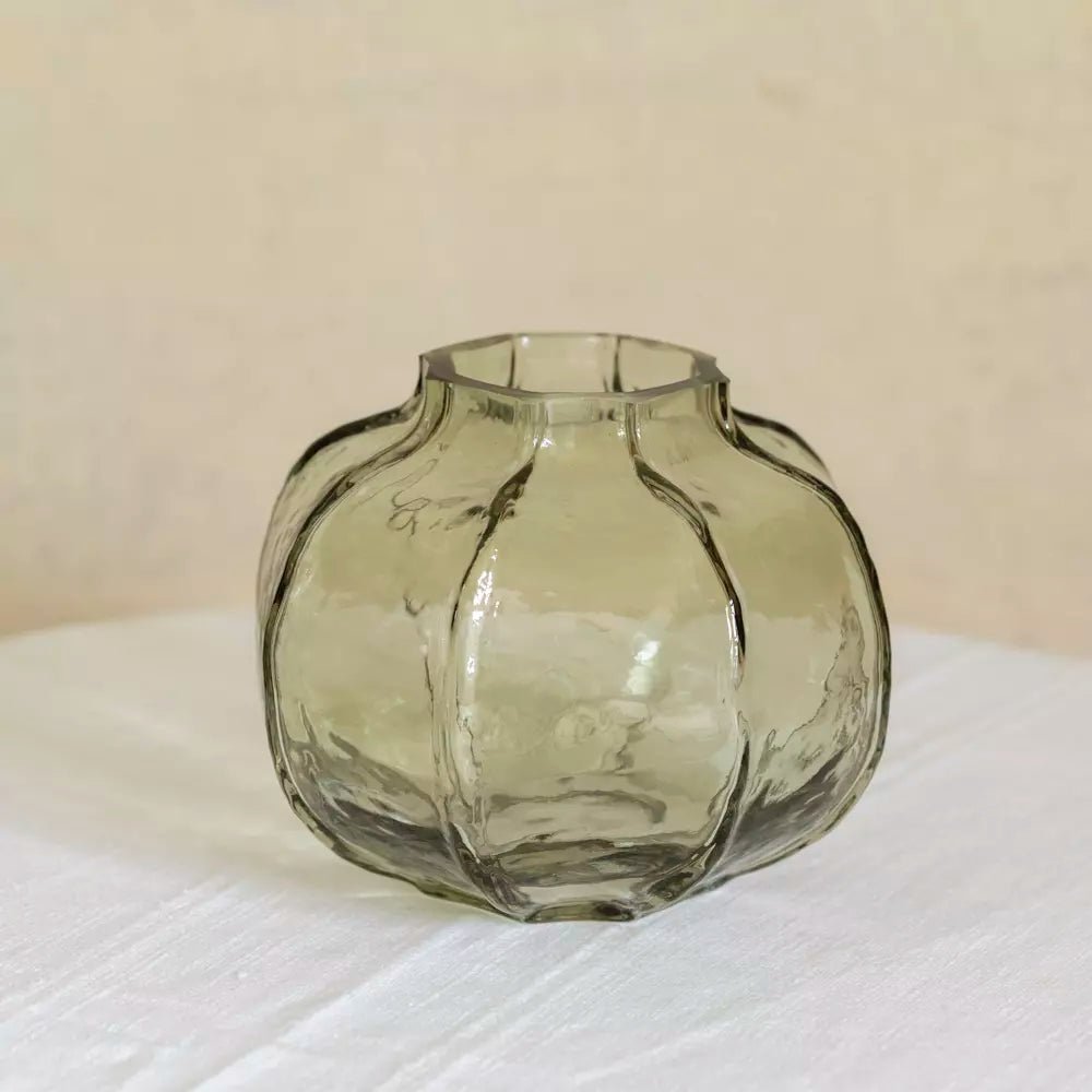 Small Quad Green Vase - Distinctly Living