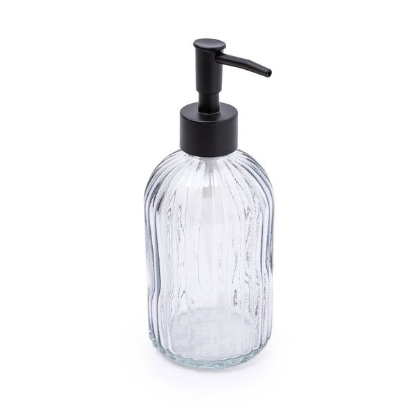 Smoked Glass Soap Dispenser - Distinctly Living