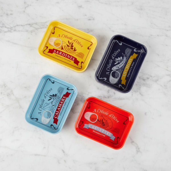 Snack Dishes - Red, Dark Blue, Yellow or Pale Blue - Distinctly Living