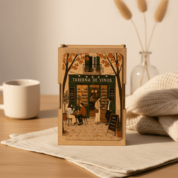 Spanish Wine Tavern Mini Jigsaw Puzzle - Distinctly Living