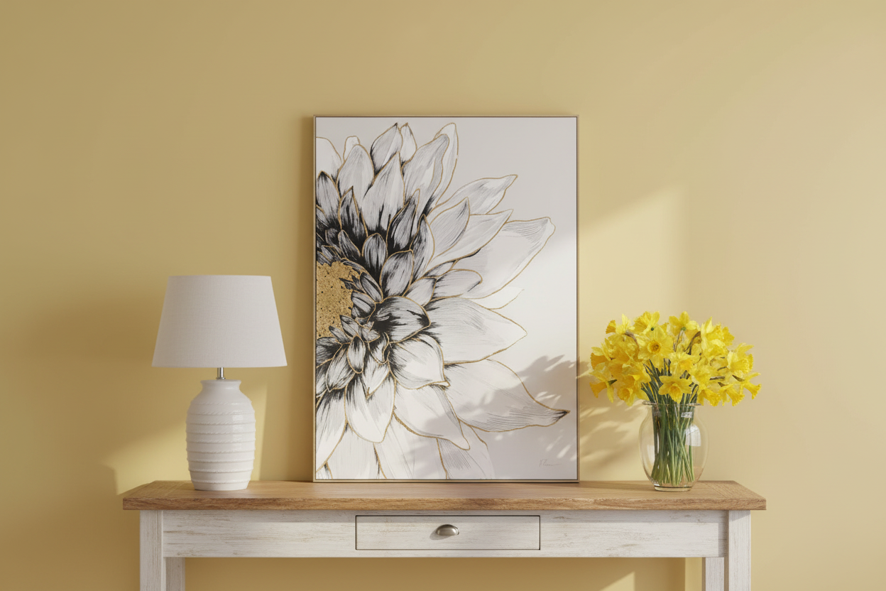 Spring Homepage Banner - Angled Print on White Console