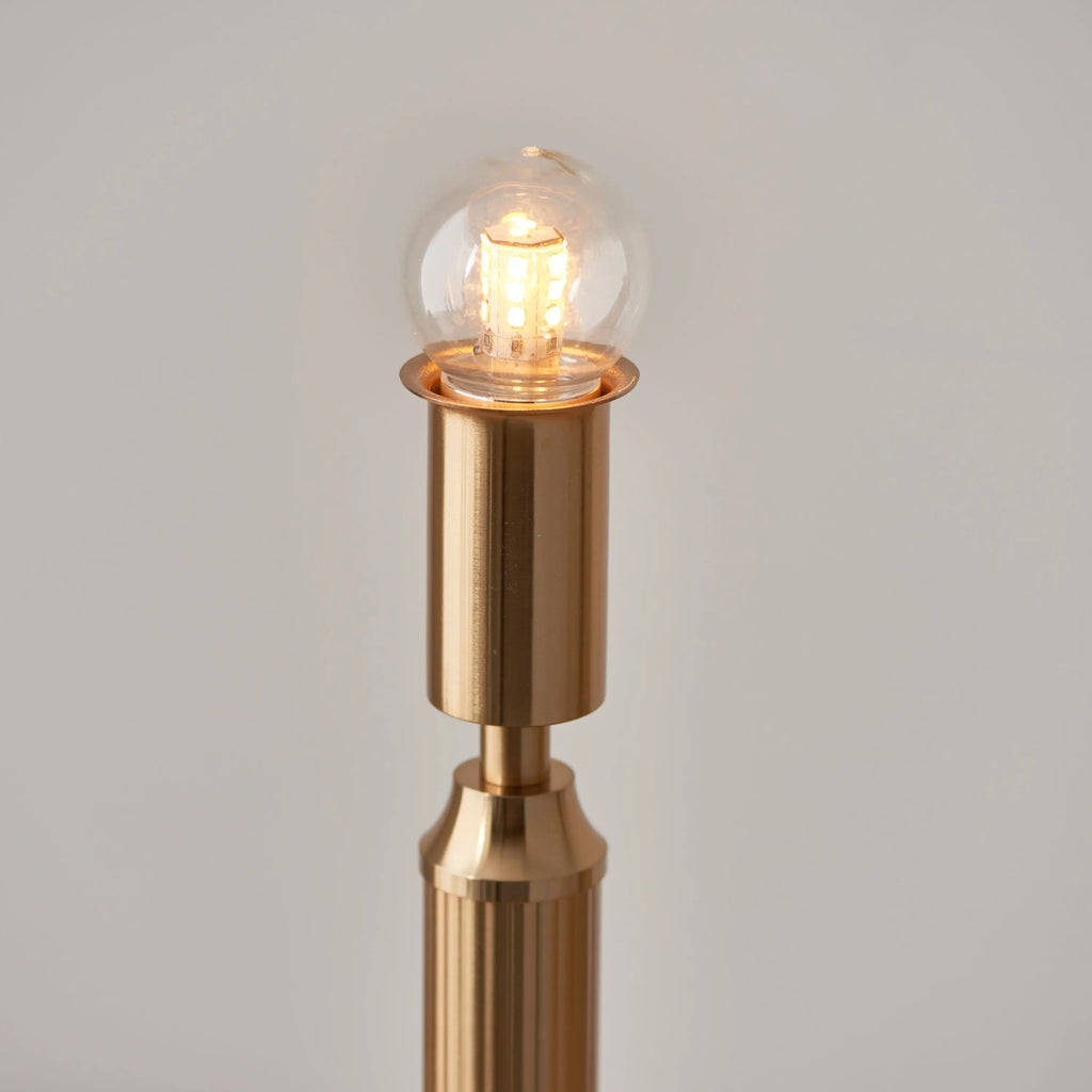 Square Base - Maximus Rechargeable Table Lamp Warm Brass - Distinctly Living