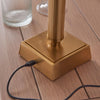 Square Base - Maximus Rechargeable Table Lamp Warm Brass - Distinctly Living