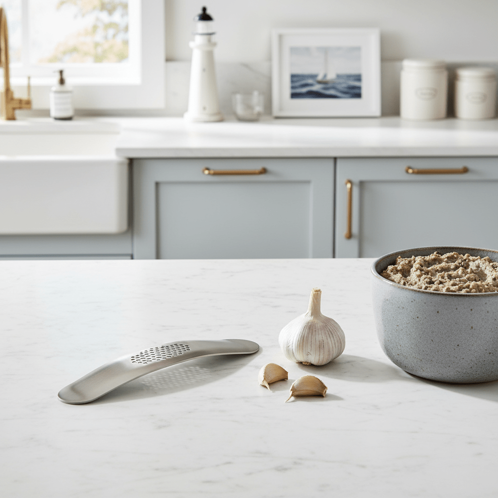 Stainless Steel Garlic Rocker - Distinctly Living