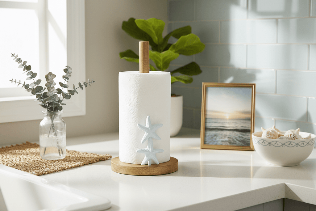Starfish Kitchen Towel Holder - Distinctly Living