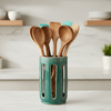 Stoneware Emerald Utensil Holder - Distinctly Living
