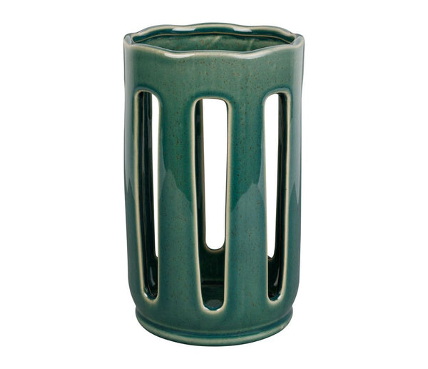 Stoneware Emerald Utensil Holder - Distinctly Living