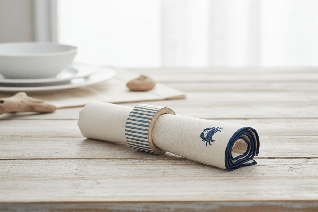 Stripe Napkin Ring - Distinctly Living