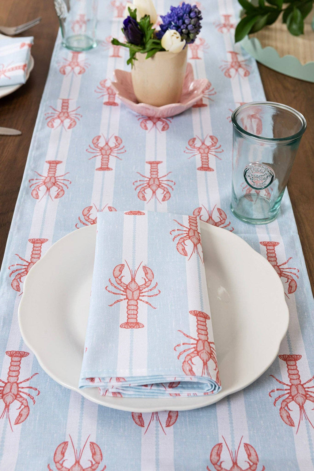 Striped Lobster Table Runner - Distinctly Living