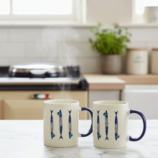 Stripey Fish Mug - Distinctly Living