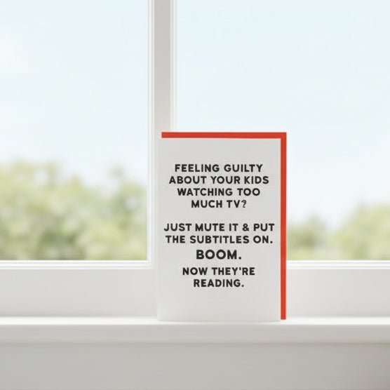 Subtitles Greetings Card - Distinctly Living