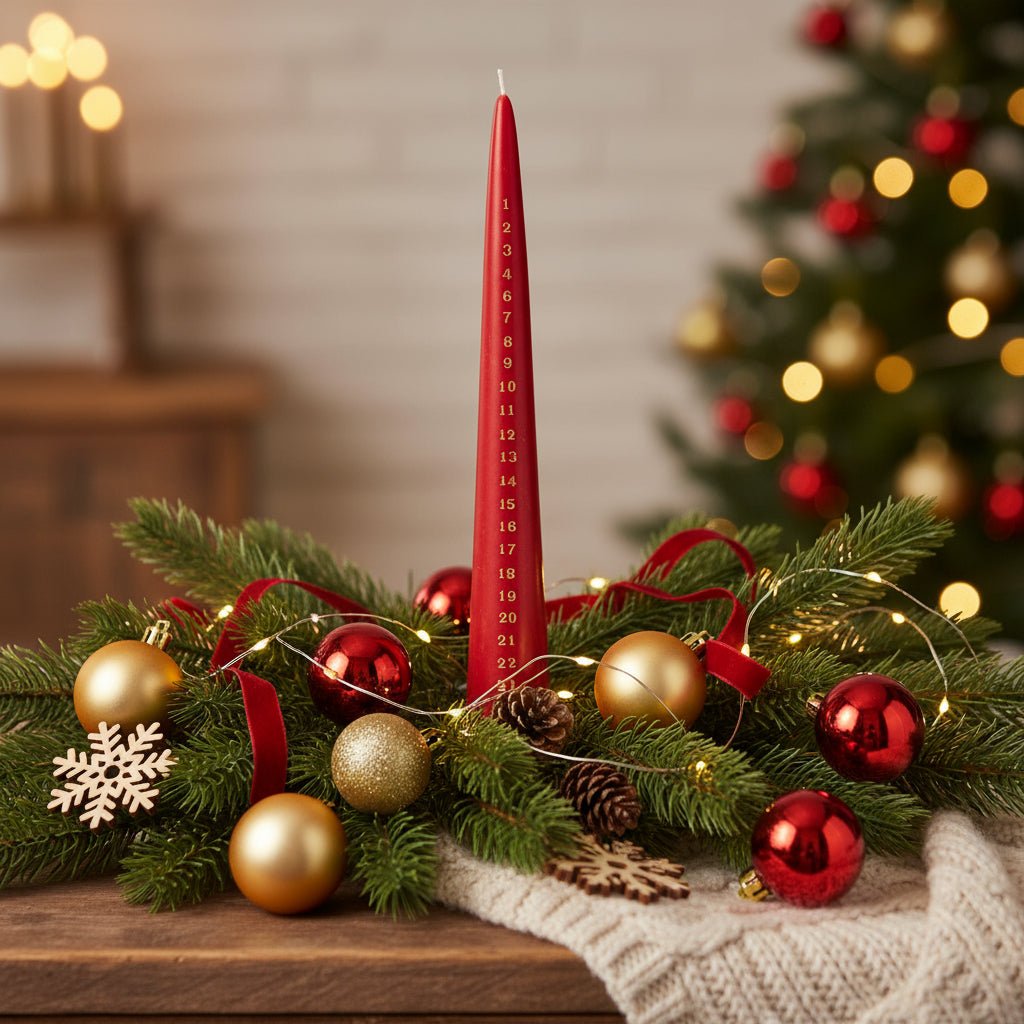 Tall Tapering Advent Candle - Distinctly Living