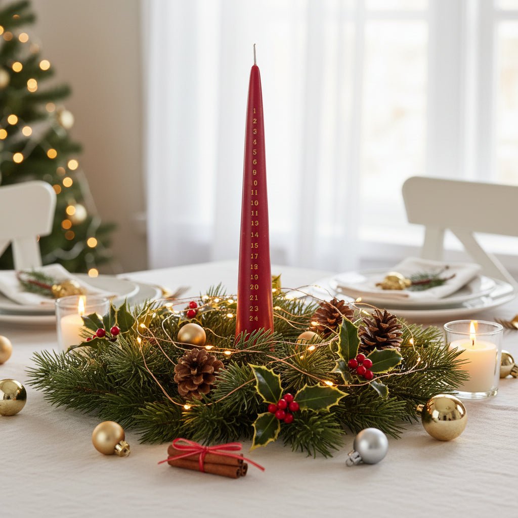Tall Tapering Advent Candle - Distinctly Living