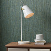 Terracina White and Brushed Brass Task - Table Lamp - Distinctly Living