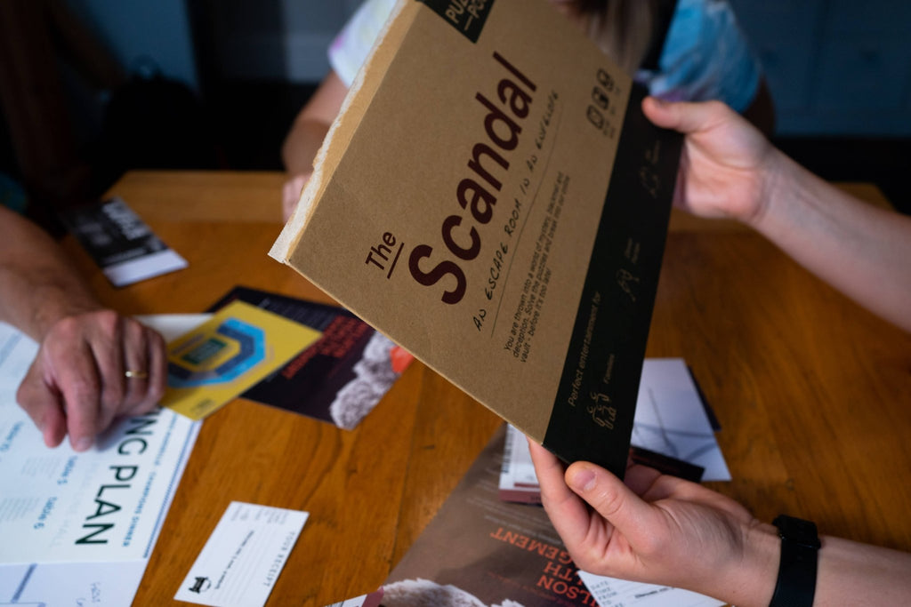The Scandal – Escape Room in an Envelope - Distinctly Living