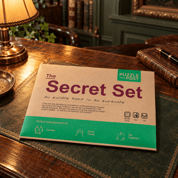 The Secret Set – Escape Room in an Envelope - Distinctly Living