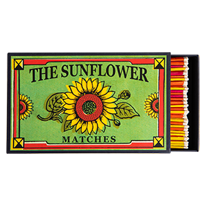 The Sunflower Giant Matches | Giant Matchboxes - Distinctly Living