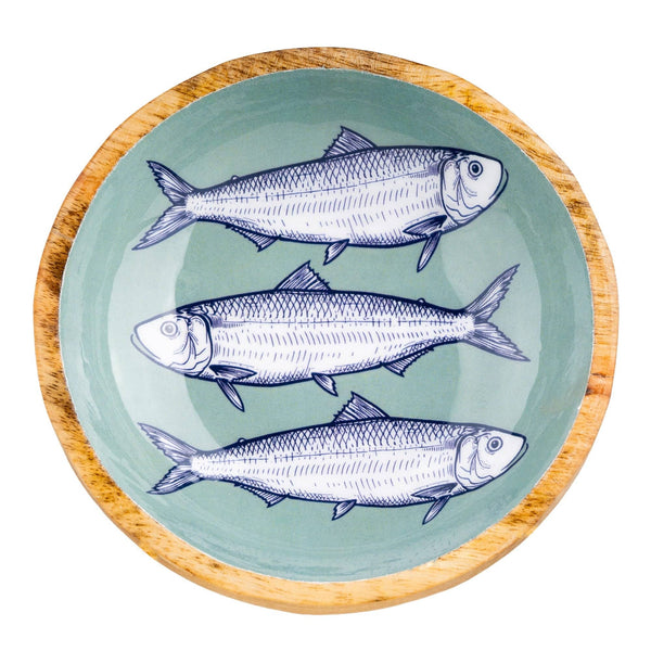 Tidal Teal Fish Bowl - Distinctly Living